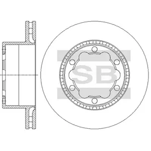 SANGSIN SD5603 Диск тормозной