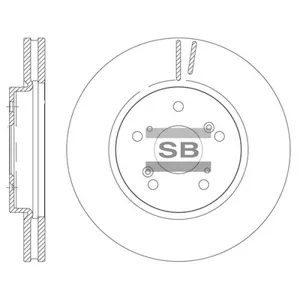 SANGSIN SD8515 Диск тормозной Great Wall Haval H6 15- передний вент.D 296мм.
