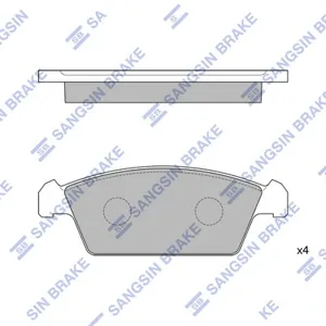 SANGSIN SP1050 Колодки торм.передние SNS 459 00 Daewoo Tico 0.8 95-00