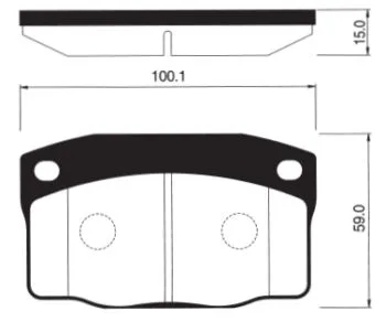 SANGSIN SP1055 Колодки торм.передние