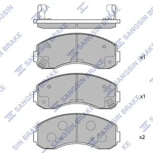 SANGSIN SP1056 Колодки торм.передние Asia Motors Hi-Topic AM 725 2.7D 96-98