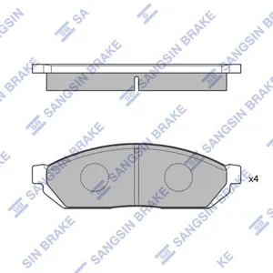 SANGSIN SP1059 Колодки торм.передние Honda Civic 1.3 <84, Suzuki Alto II 0.8 86-88