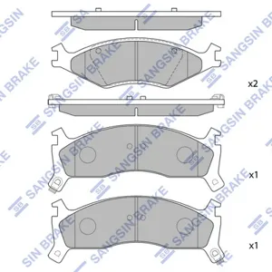 SANGSIN SP1070 Колодки торм.передние SNS 600 02 Kia Sportage 2.0i &16V 94>