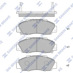 SANGSIN SP1076F Колодки торм.передние Honda Accord 2.0-3.0 90-03 Civic 1.8 16V 97-01