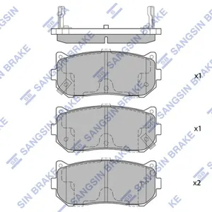 SANGSIN SP1079R Колодки торм.задние =649 02 Kia Clarus 1.8i2.0i 96-00