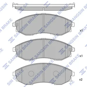 SANGSIN SP1083 Колодки торм.передние SsangYong Istana 2.9 88>