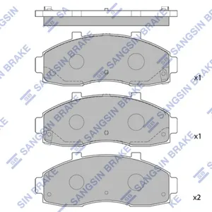 SANGSIN SP1091 Колодки торм.передние Kia Pregio 2.7D 97-98