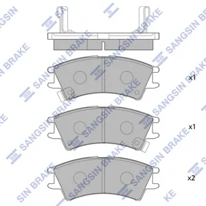 SANGSIN SP1096 Колодки торм.передние SNS 675 02 Hyundai AtosAtos Prime 1.0i 12V 98>