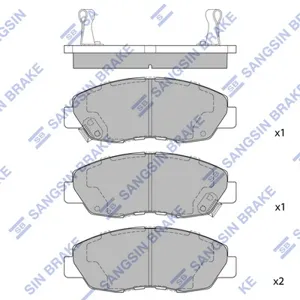 SANGSIN SP1109 Колодки торм.передние Honda Accord all 90-93CR-V 2.0i 02>
