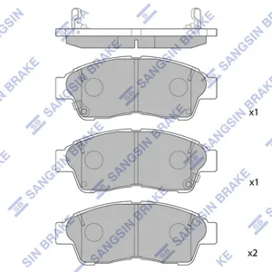 SANGSIN SP1110 Колодки торм.передние Toyota Carina E 93-97 Camry 2.2 92-96 Corolla 95-02