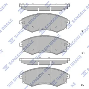 SANGSIN SP1111 =318 92 колодки диск.пер. Hyundai Sonata 99-00