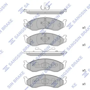 SANGSIN SP1112 Колодки торм.передние =467 00 Kia Carnival , Jeep Cherokee Gr. Cherokee 2.1i-2.5TD 90>