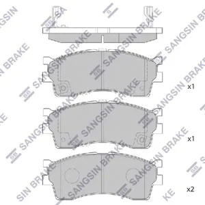 SANGSIN SP1113 Колодки торм.пер
