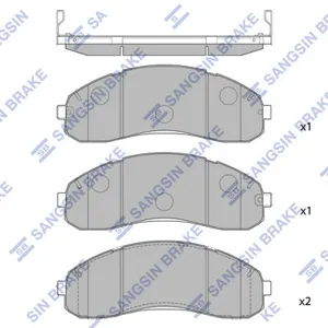 SANGSIN SP1148 Колодки торм.передние SNS [0K40D3328Z] Kia Bongo IIIK3000K3600 3.0D3.6D 1.4t 00>