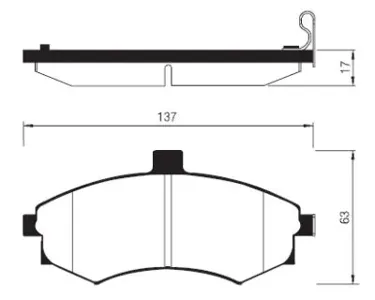 SANGSIN SP1152 Колодки торм.передние
