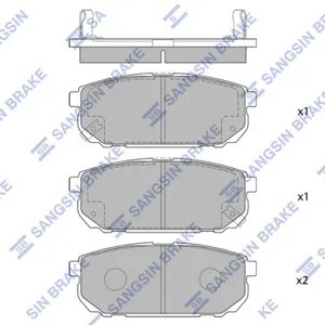 SANGSIN SP1154 Колодки торм.задние =1042 02 Kia Sorento 2.4i3.5i2.5CRDi 02-03
