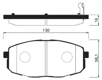 SANGSIN SP1162 Колодки торм.передние