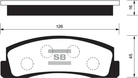 SANGSIN SP1168 Колодка торм.пер. ВАЗ-2121-2123