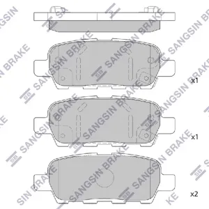 SANGSIN SP1184 Колодки торм.зад