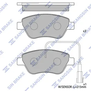 SANGSIN SP1201 Колодки торм.передние Fiat Stilo Bravo 1.2i1.6i 01>