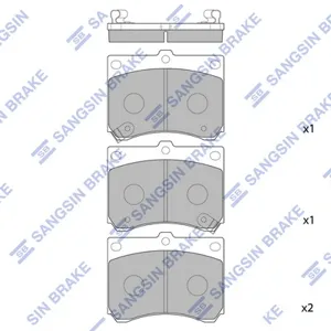 SANGSIN SP1216 Колодки торм.передние Mazda 323 BGBA 1.8i 16V2.0D &4WD 91-98MX-3 91>