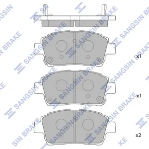 SANGSIN SP1232 Колодки торм.передние Toyota Yaris 1.0i-1.5i1.4D 99> Celica 1.8i 99>