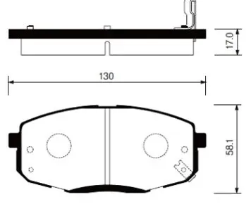 SANGSIN SP1240 Колодки торм.пер