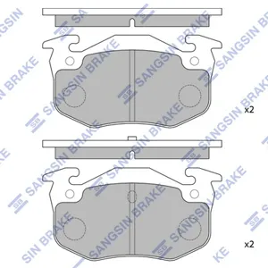 SANGSIN SP1242 Колодки торм.задние Peugeot 306 1.8i-2.0i2.0HDi 93-00