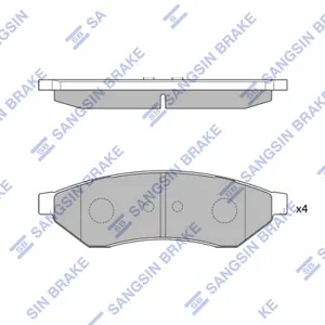 SANGSIN SP1252 колодки диск. з. Chevr. Epica Tosca 1.8-2.5 06>, Daewoo Magnus 2.02.5 99>