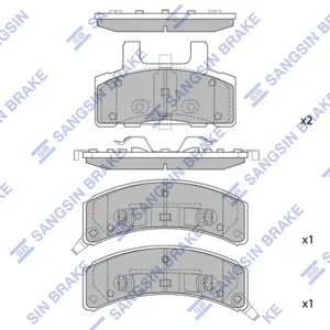 SANGSIN SP1261 Колодки торм.передние Chevrolet Blazer all 93>