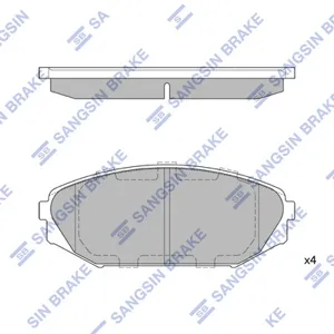 SANGSIN SP1271 Колодки торм.передние Acura MDX 01>, Honda Odyssey 95>Pilot 03>