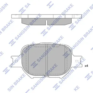 SANGSIN SP1272 Колодки торм.передние Toyota Celica 1.8i 02> Corolla Corolla Verso 1.42.0D 01-04