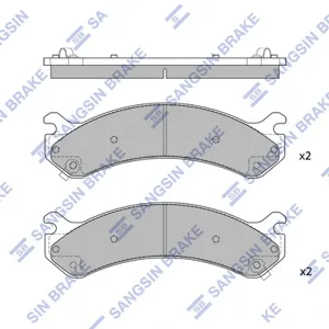 SANGSIN SP1309 Колодки торм.передние Cadillac DTS, Chevrolet Silverado, Hummer H2 4.6-6.0 02>