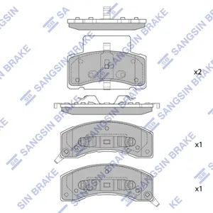 SANGSIN SP1318 Колодки торм.передние