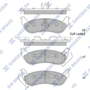 SANGSIN SP1335 Колодки торм.дисковые Ford Crown VICTORIA 03-11 R (D932)