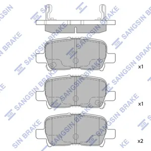 SANGSIN SP1371 Колодки торм.задние Honda OdysseyMR-VMDXPilot, Acura MDX 01>