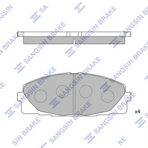 SANGSIN SP1376 Колодки торм.передние Toyota Hi-Ace 04>