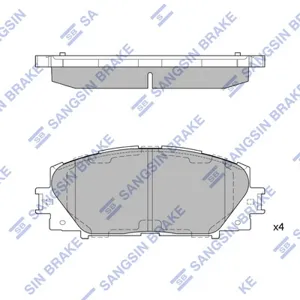SANGSIN SP1377A Колодки торм.передние Toyota Yaris 1.0VVTi 06>