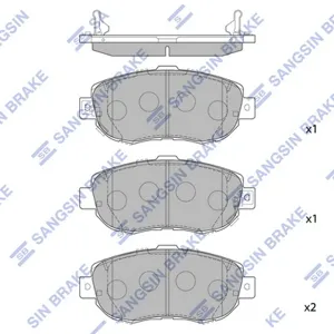 SANGSIN SP1386 Колодки торм.передние Toyota Lexus LS 400 92-94Celsior UCF10 92-94
