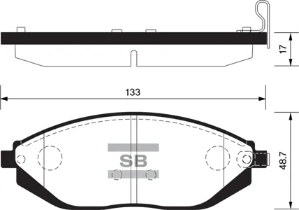 SANGSIN SP1392 Колодки торм.передние