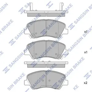 SANGSIN SP1399 Колодки торм.передние