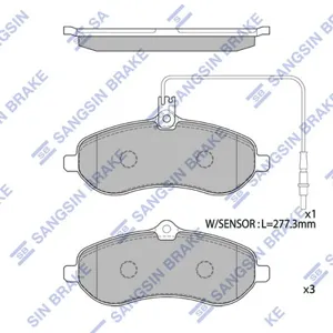 SANGSIN SP1415 Колодки торм.передние Citroen Jumpy, Fiat Scudo, Peugeot Expert 1.62.0 06>