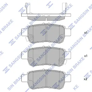 SANGSIN SP1428 Колодки торм.задние SNS GDB7726 [43022SHJA00] Honda Odyssey 05-10