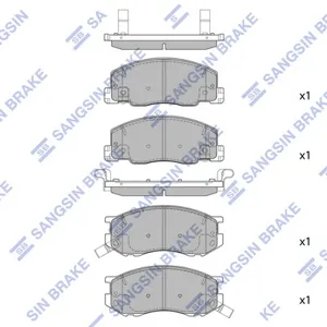SANGSIN SP1433 Колодки торм.передние SNS GDB3157=636 04=224545 Toyota Previa 2.4i & 4WD 97-00