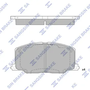 SANGSIN SP1436 Колодки торм.передние Toyota Camry 2.0-2.0TD 86-91 Carina II 1.6-2.0D <92