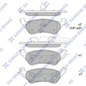 SANGSIN SP1441 Колодки торм.задние SNS GDB4130 Dodge Caravan , Chrysler Voyager Grand Voyager all 00>