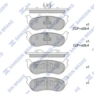 SANGSIN SP1445 Колодки торм.задние Ford Explorer 4.0 V6 98>
