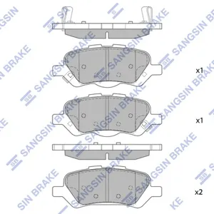 SANGSIN SP1459 Колодки торм.задние SNS [044660T010] Toyota Venza 09>