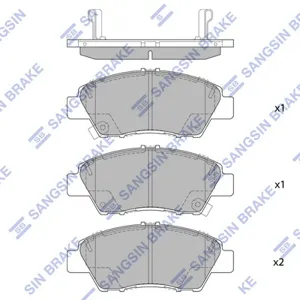 SANGSIN SP1463 Колодки торм.передние SNS [45022TK6A00] Honda CR-Z 11>Fit 09-11