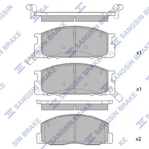 SANGSIN SP1464 Колодки торм.передние Toyota Liteace 1.51.8D2.0D 85-92